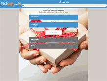 Tablet Screenshot of findgift.com